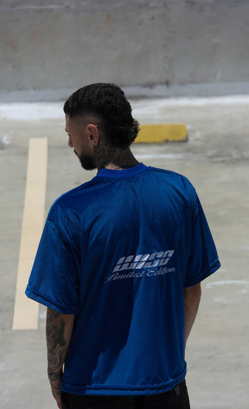 Basics T-Shirt  Gamuza Azul