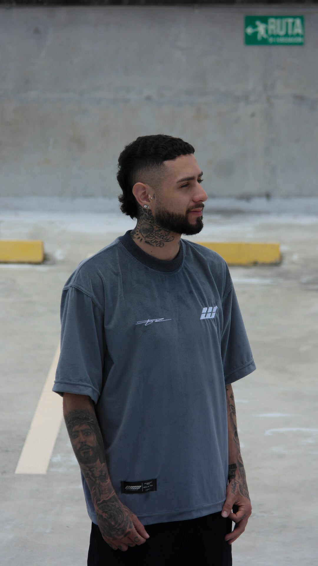 Basics T-Shirt  Gamuza Gris