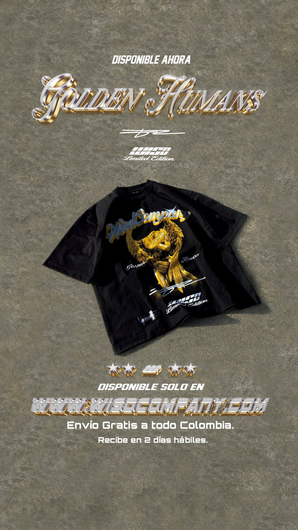 Golden Humans T-Shirt I - Wisd